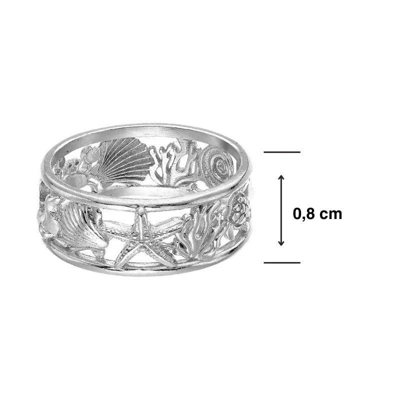 925er Silber Ring Meeresbrise - Image 5