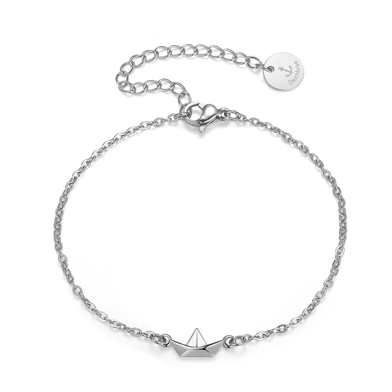 Armband aus Edelstahl Papierschiffchen - Image 3