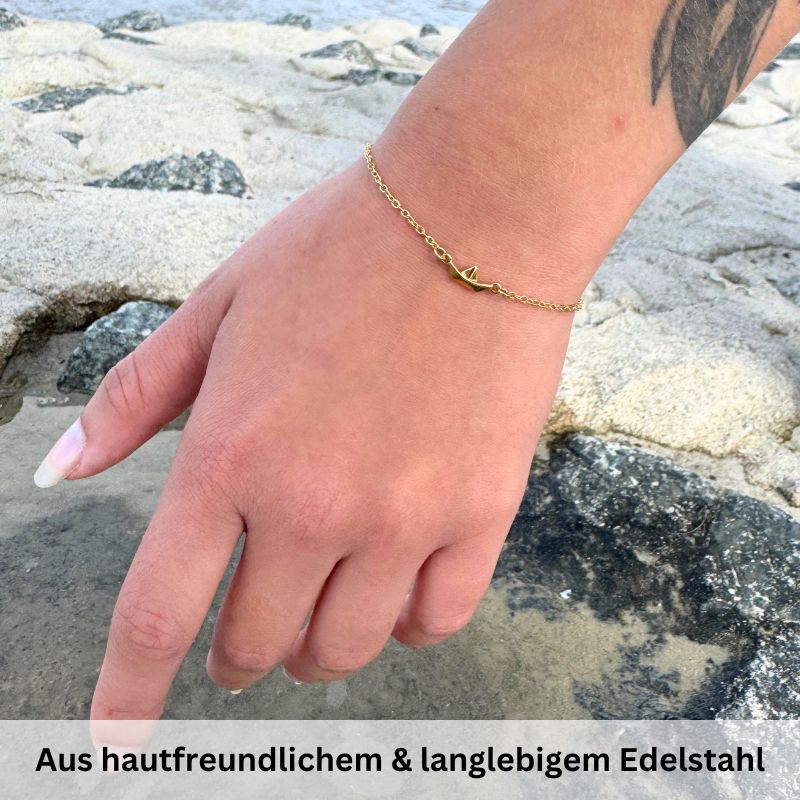 Armband aus Edelstahl Papierschiffchen - Image 4