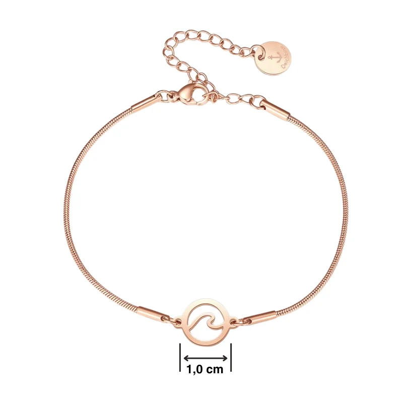 Armband aus Edelstahl Welle - Image 5