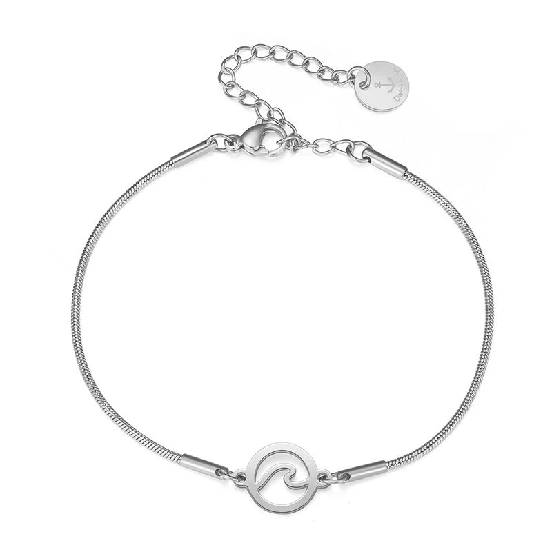 Armband aus Edelstahl Welle - Image 6