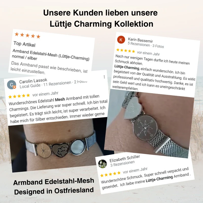 Armband Edelstahl-Mesh (Lüttje-Charming) - Image 15
