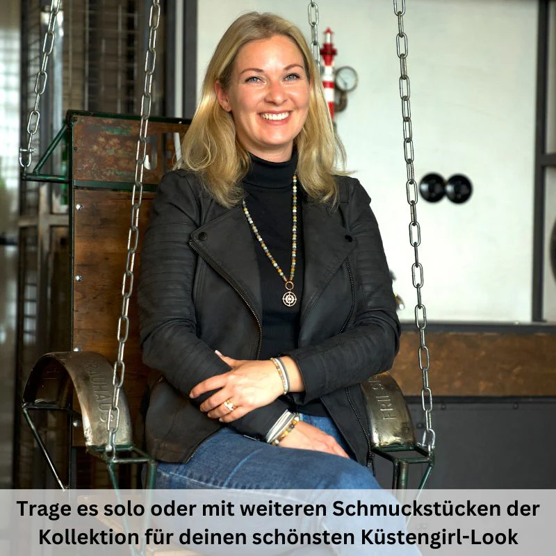 Armband Joleen aus Quarz Kristall, Gelbe Jade, Hellgrüne Jade & Edelstahl - Image 4