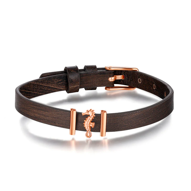 Armband Leder schwarz-vintage (Lüttje-Charming) - Image 4