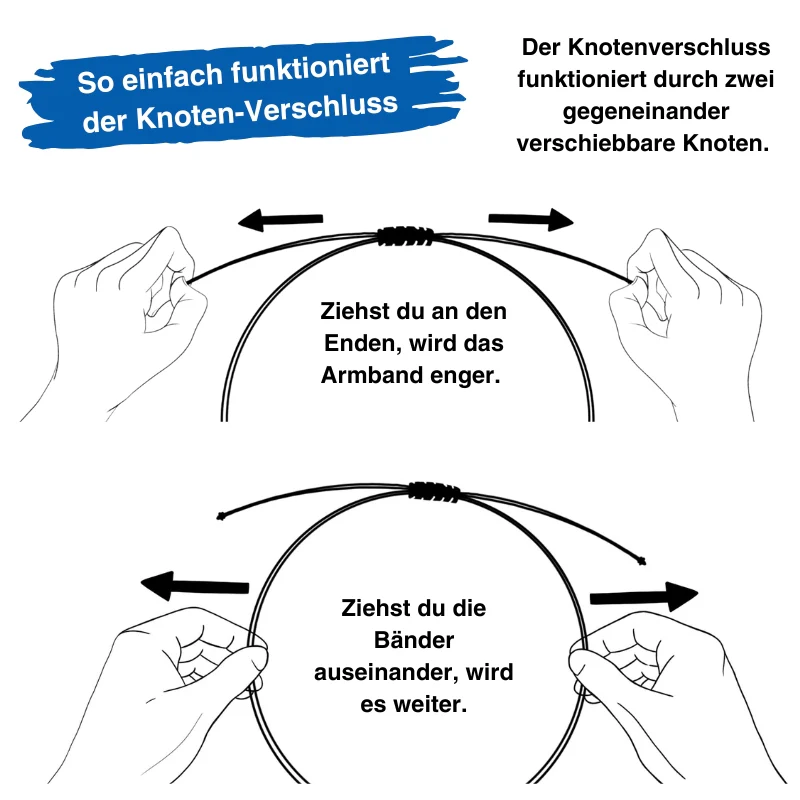 Armband Deichi aus Wachs-Seil & Edelstahl - Image 8