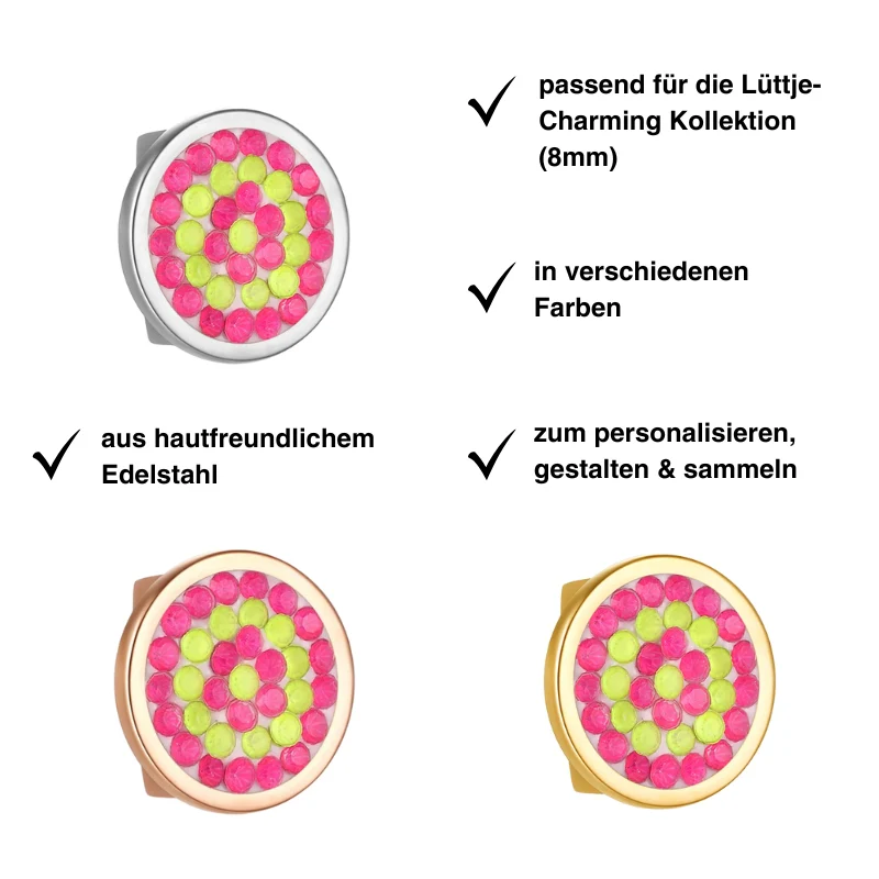 Charm Bling Bling Neongelb-Pink (Lüttje-Charming) - Image 6