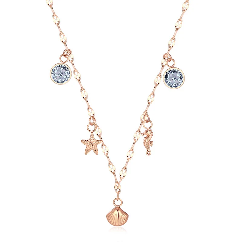 Kette Meereswelt mit maritimen Charms aus Edelstahl - Image 3