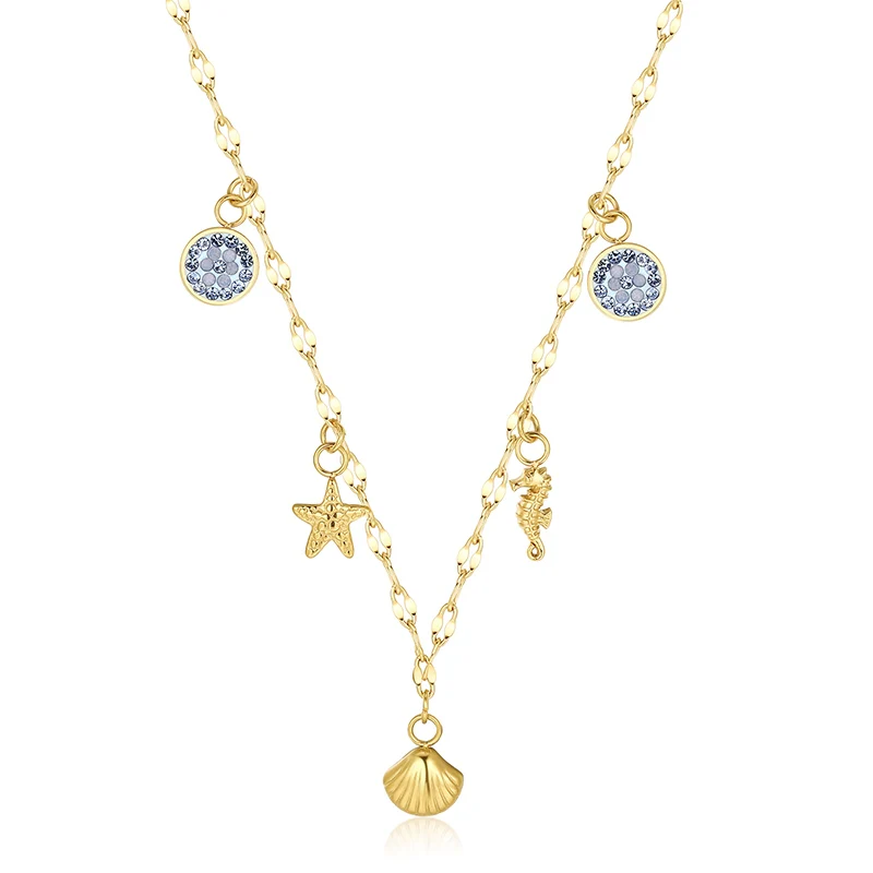 Kette Meereswelt mit maritimen Charms aus Edelstahl - Image 5