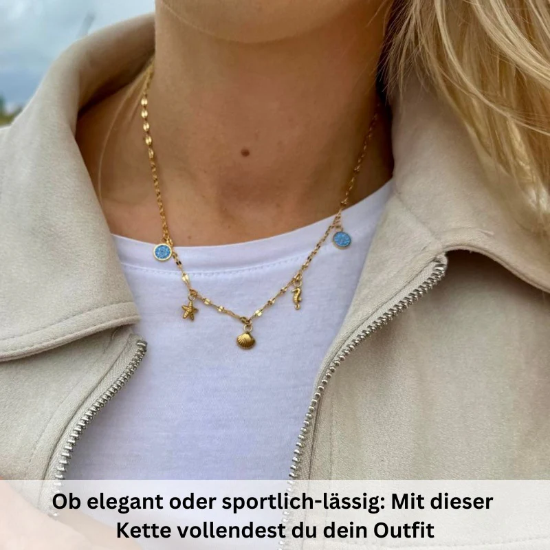 Kette Meereswelt mit maritimen Charms aus Edelstahl - Image 6