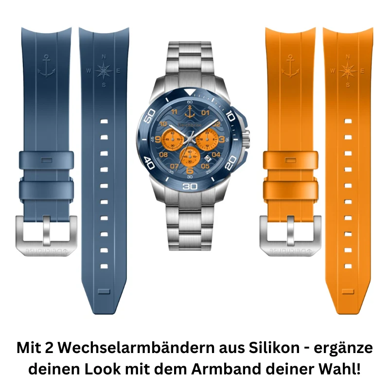 Chronograph Amrum 45mm/55mm inkl. Uhrenbox & 2 Wechselarmbändern (limitiert) - Image 7