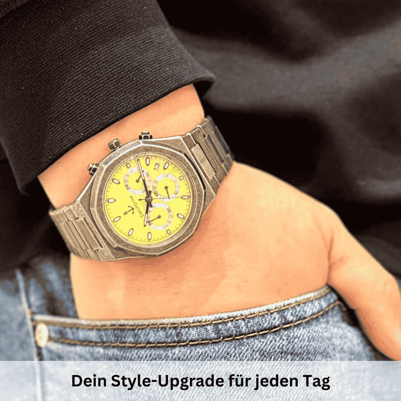 Chronograph Bootsmann 41mm (Herren) (Vintage-Gelb) - Image 4