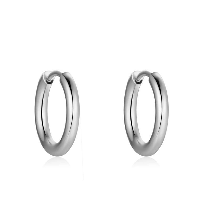 Creolen für Charm Anhänger (mittel | 1,8cm) aus Edelstahl (Paar) - Image 8