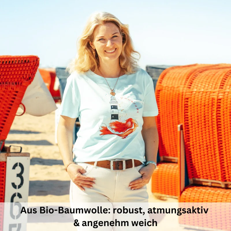 Damen T-Shirt "Nordische Schönheit" (Mintwave) - Image 2