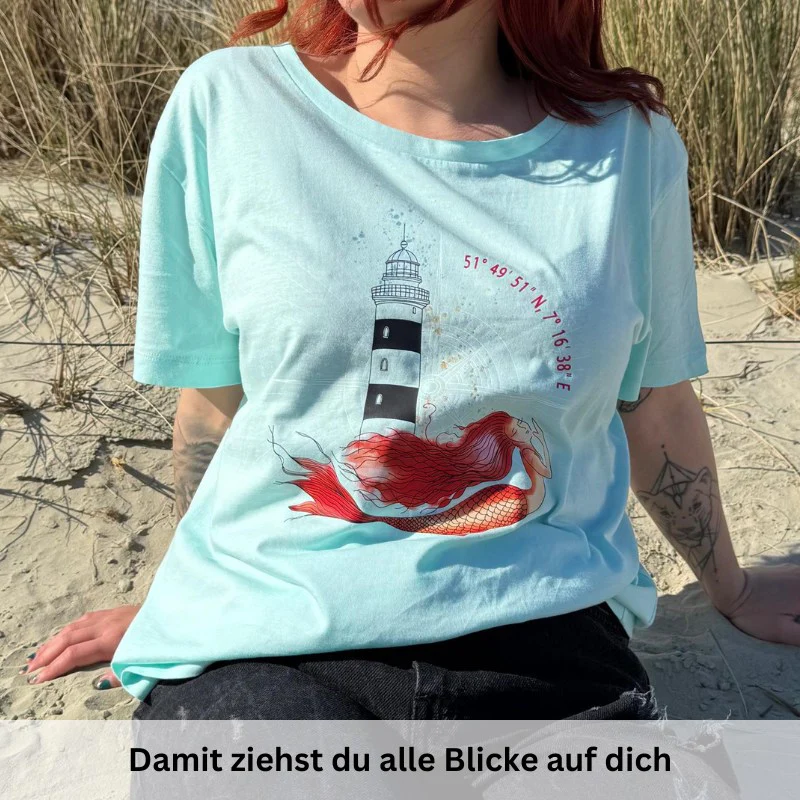Damen T-Shirt "Nordische Schönheit" (Mintwave) - Image 5