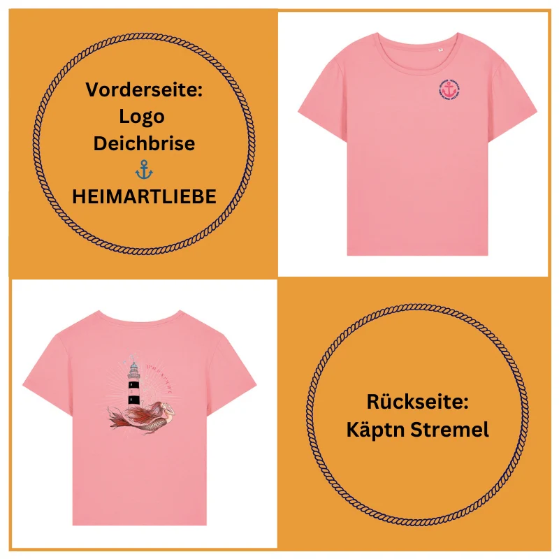 Damen T-Shirt "Nordische Schönheit" (Oceanrose) - Image 4