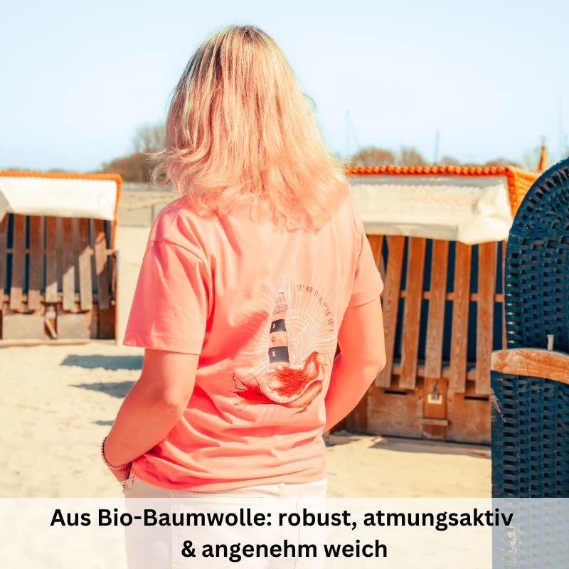 Damen T-Shirt "Nordische Schönheit" (Oceanrose) - Image 5