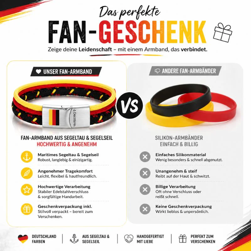 Deutschland Fan-Armband (Segelseil & Segeltau Multistrang) - Image 7
