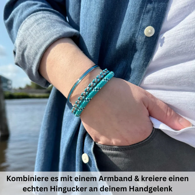Edelstahl-Bangle Meeresrauschen - Image 4