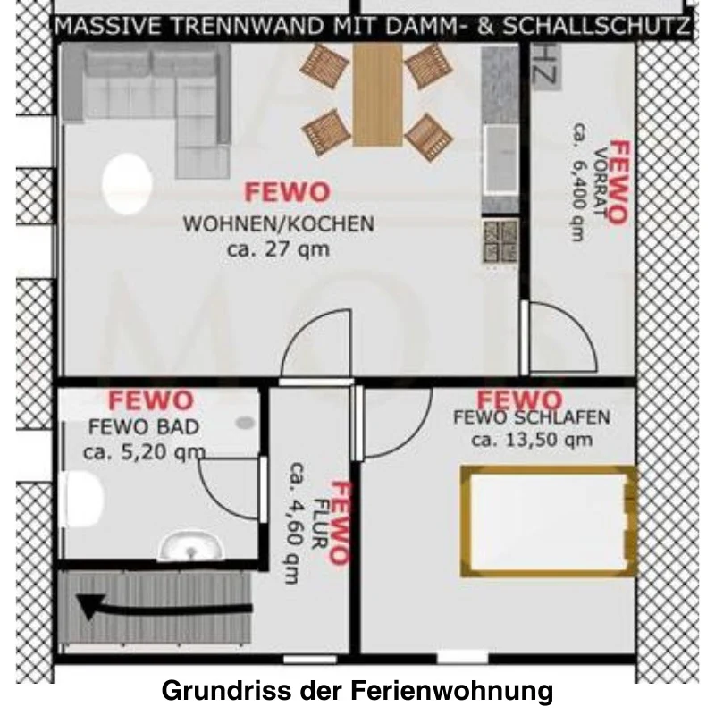 Ferienwohnung Oberdeck an der Nordsee - Image 20