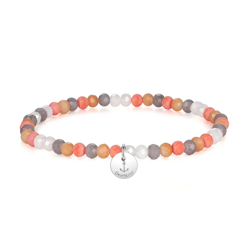 Glasperlen Armband (seaside bloom)