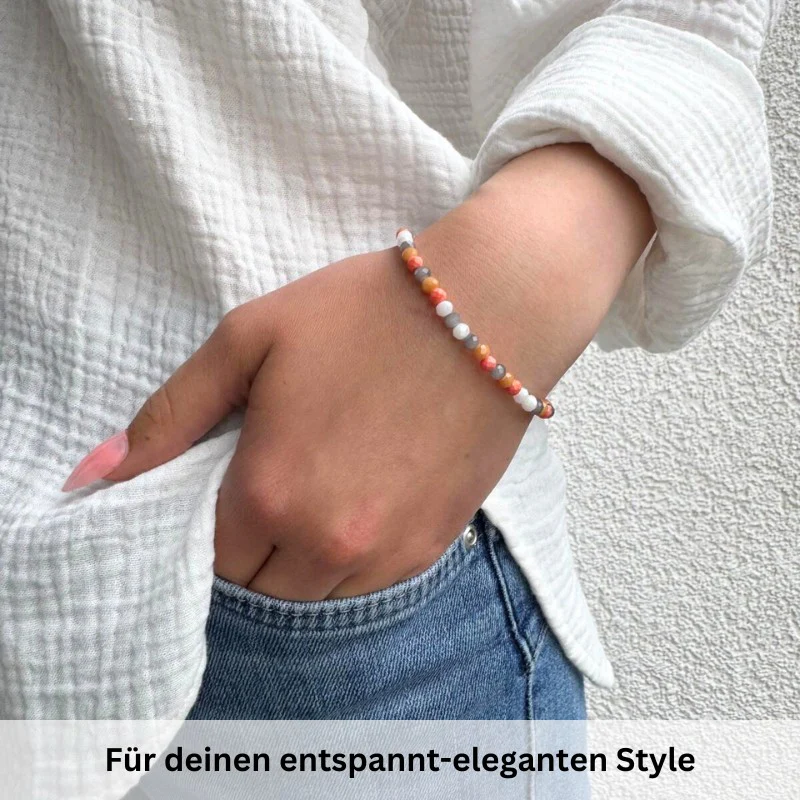 Glasperlen Armband (seaside bloom) - Image 2