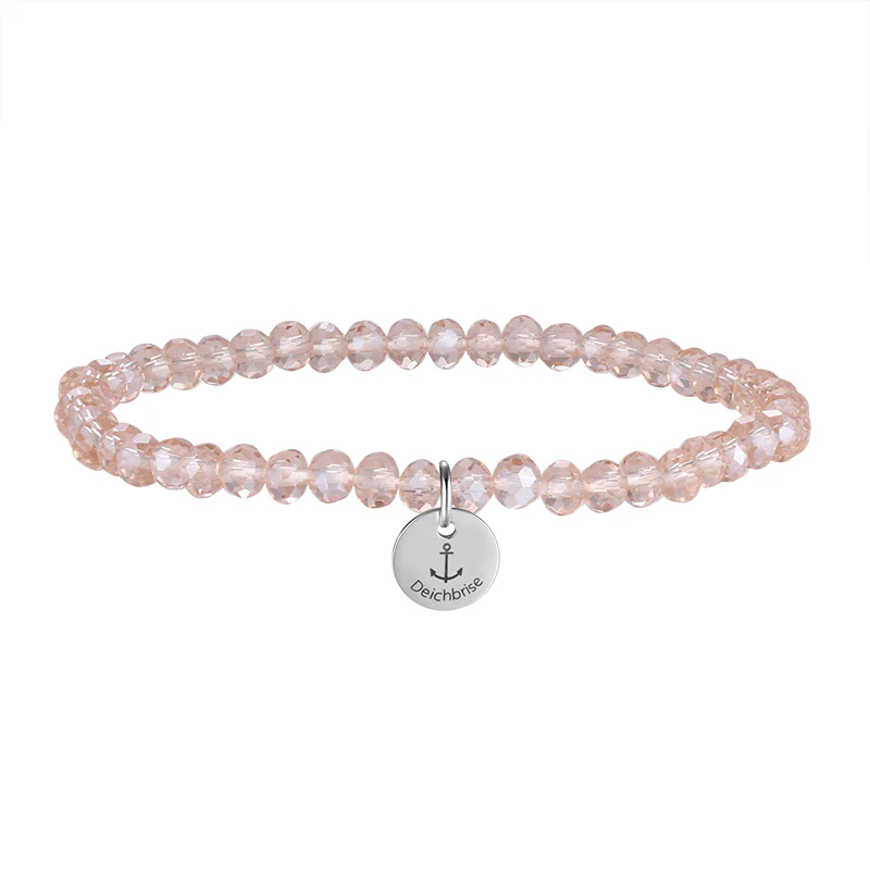 Glasperlen Armband (beachsand)