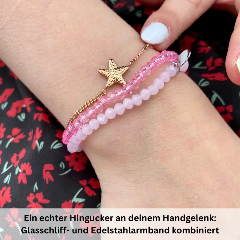 Glasschliffarmband (wildberry) - Image 5