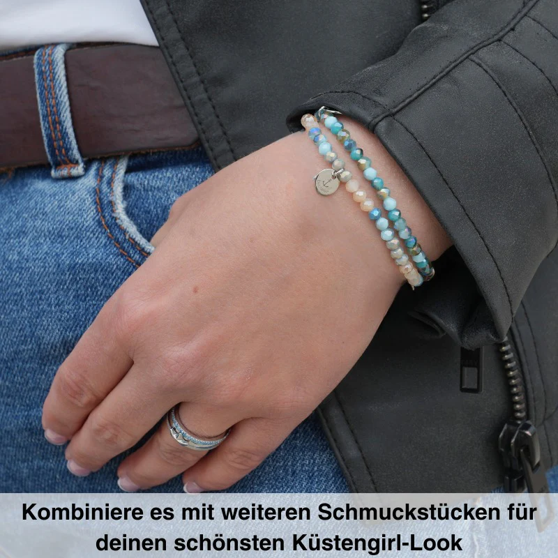 Glasschliffarmband (schilfgras) - Image 2
