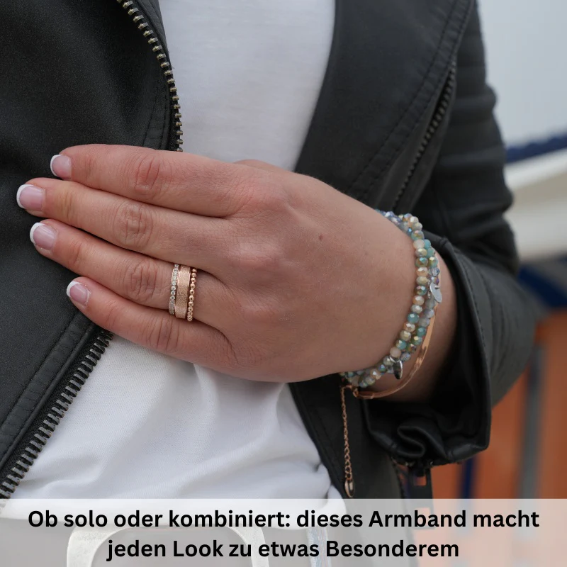 Glasschliffarmband (shellbeach) - Image 2