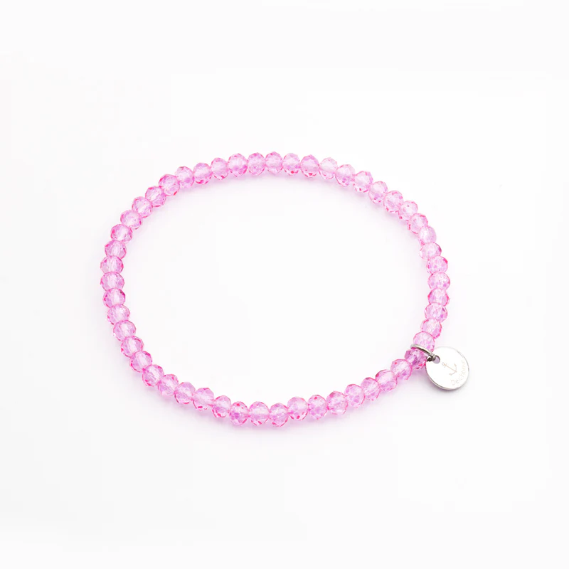 Glasperlen Armband (shinypink) - Image 3