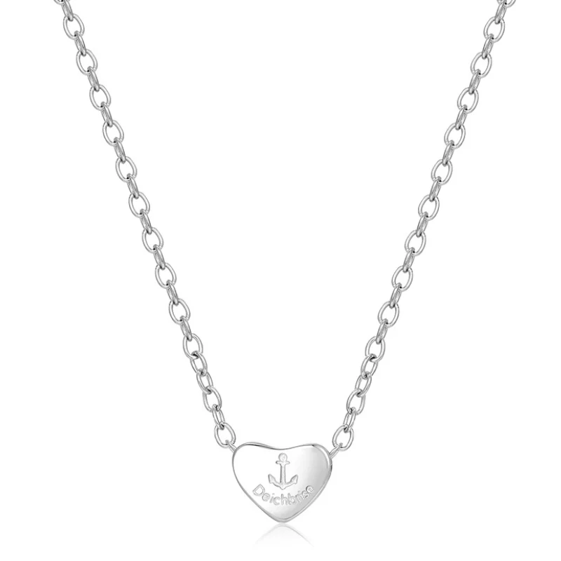 Kette aus Edelstahl Herz Anker - Image 6