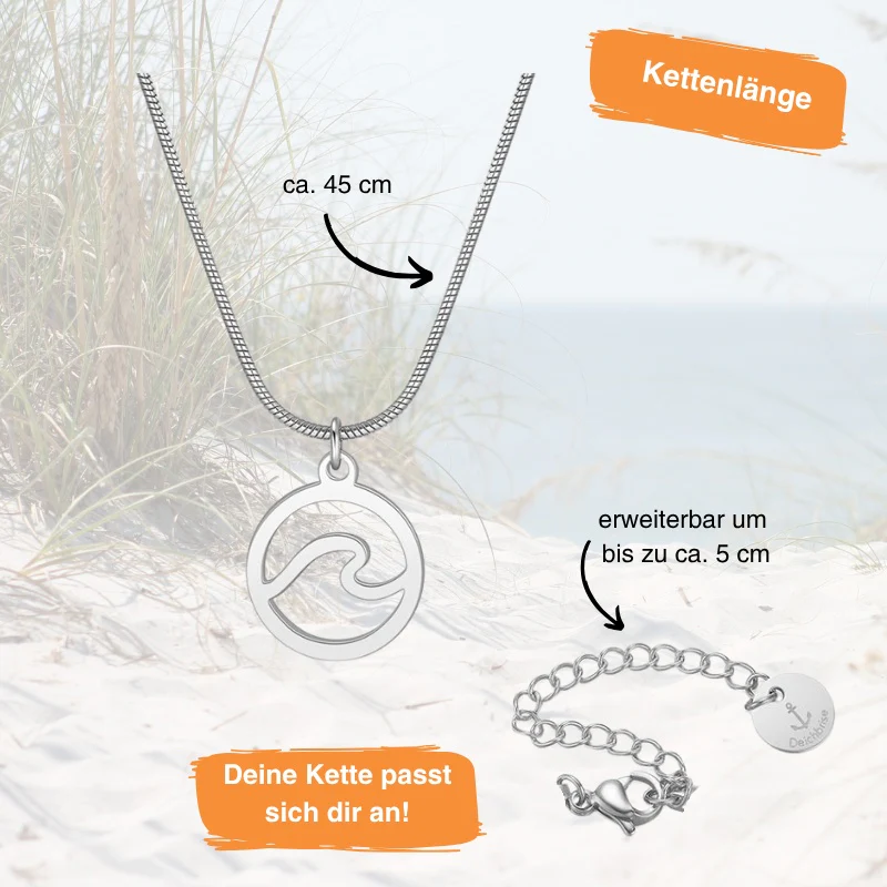 Kette aus Edelstahl Welle - Image 4