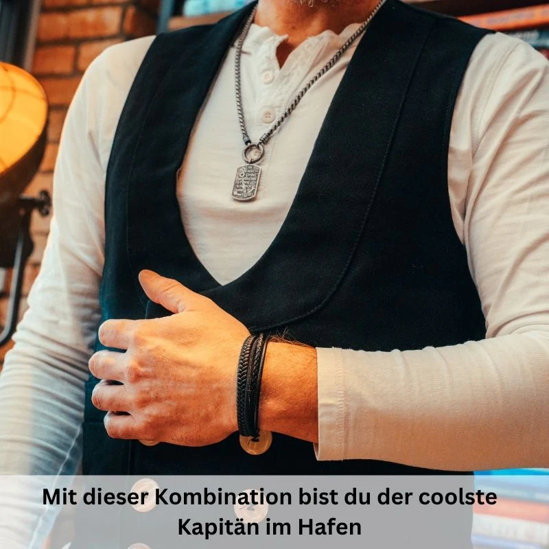 Kette mit Anhänger Steuermanns Traum + Armband Rocky - Image 2