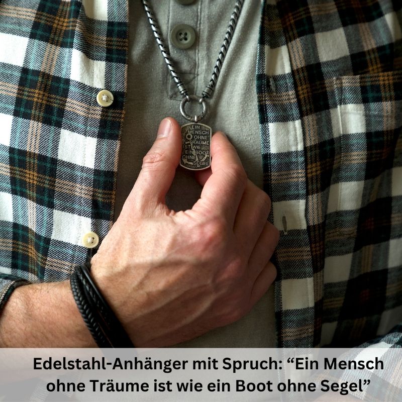 Kette mit Anhänger Steuermanns Traum + Armband Rocky - Image 3
