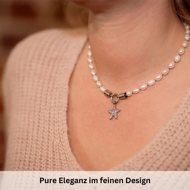 Perlenkette (mit Rund-Karabiner aus Edelstahl) - Image 2