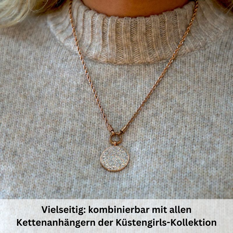 Kette Taugeflecht 3mm (mit Rund-Karabiner) aus Edelstahl - Image 4