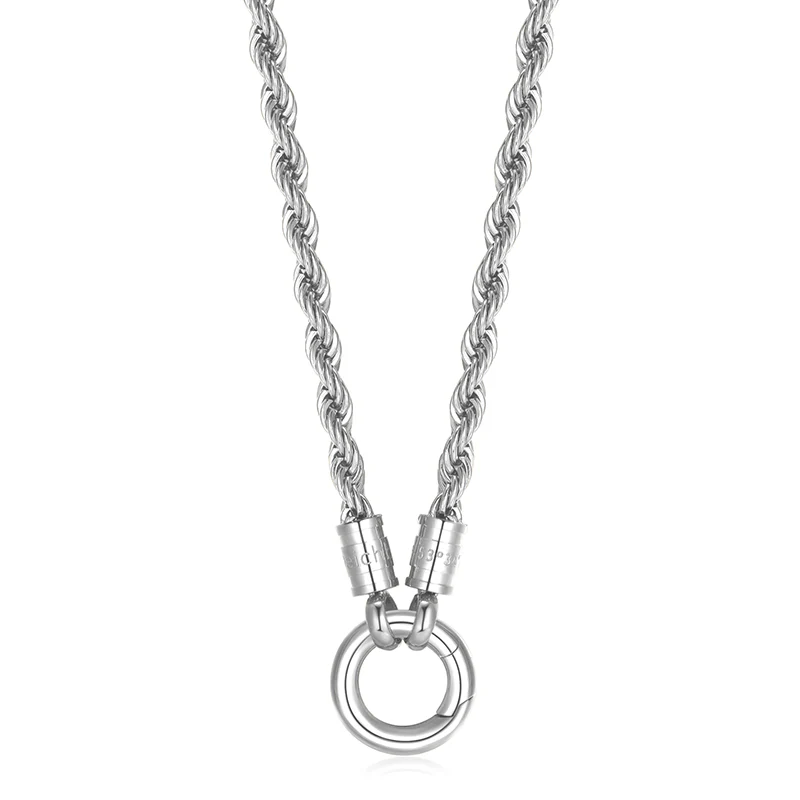 Kette Taugeflecht 3mm (mit Rund-Karabiner) aus Edelstahl - Image 5