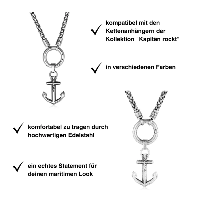 Kettenanhänger Anker aus Edelstahl - Image 5