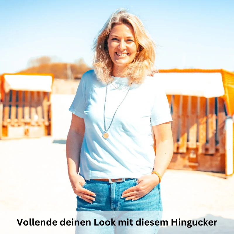 Kettenanhänger Bling Bling (Neongelb-Pink) aus Edelstahl mit Steinen - Image 6