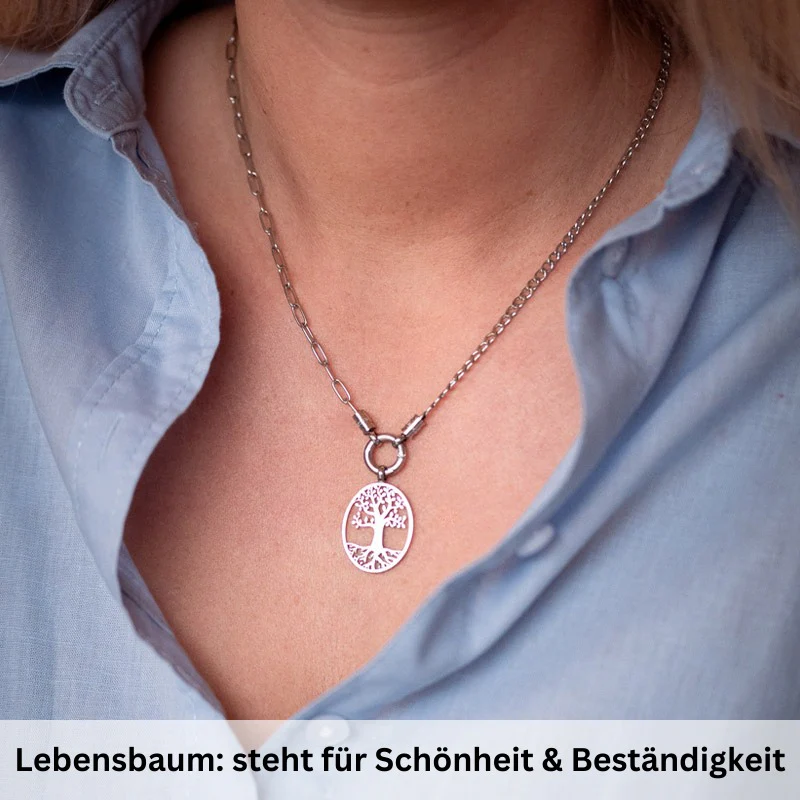 Kettenanhänger Lebensbaum aus Edelstahl - Image 2