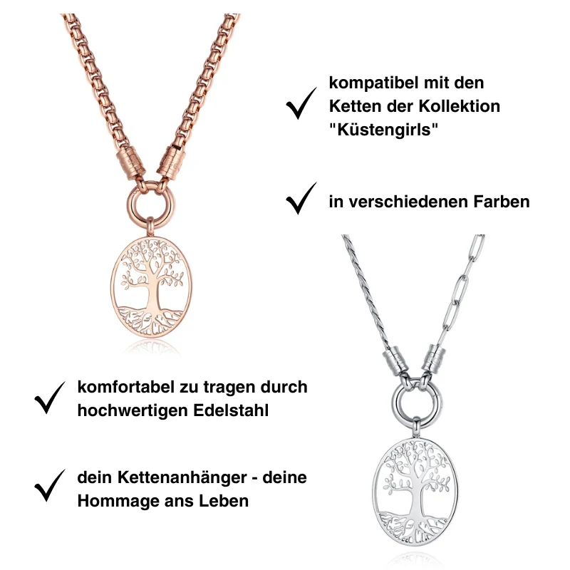 Kettenanhänger Lebensbaum aus Edelstahl - Image 3