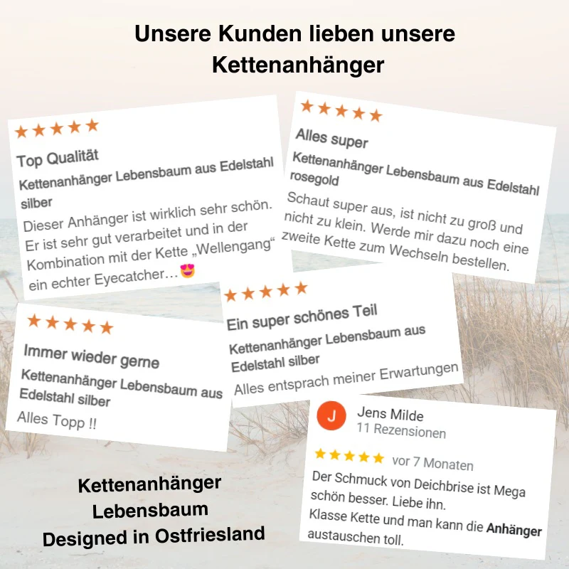 Kettenanhänger Lebensbaum aus Edelstahl - Image 9