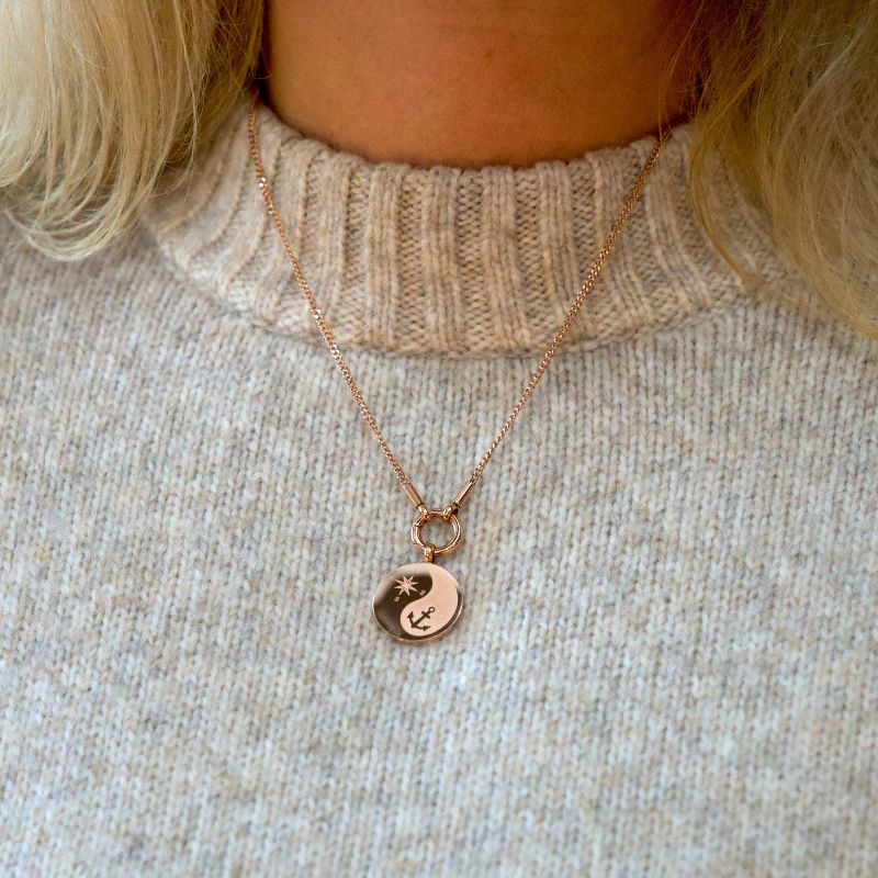 Kettenanhänger Ostfriesisches Yin-Yang aus Edelstahl (Küstengirls) - Image 3