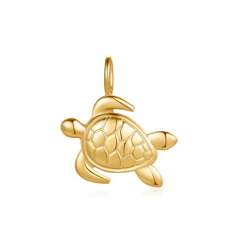 Kettenanhänger Schildkröte aus Edelstahl - Image 7