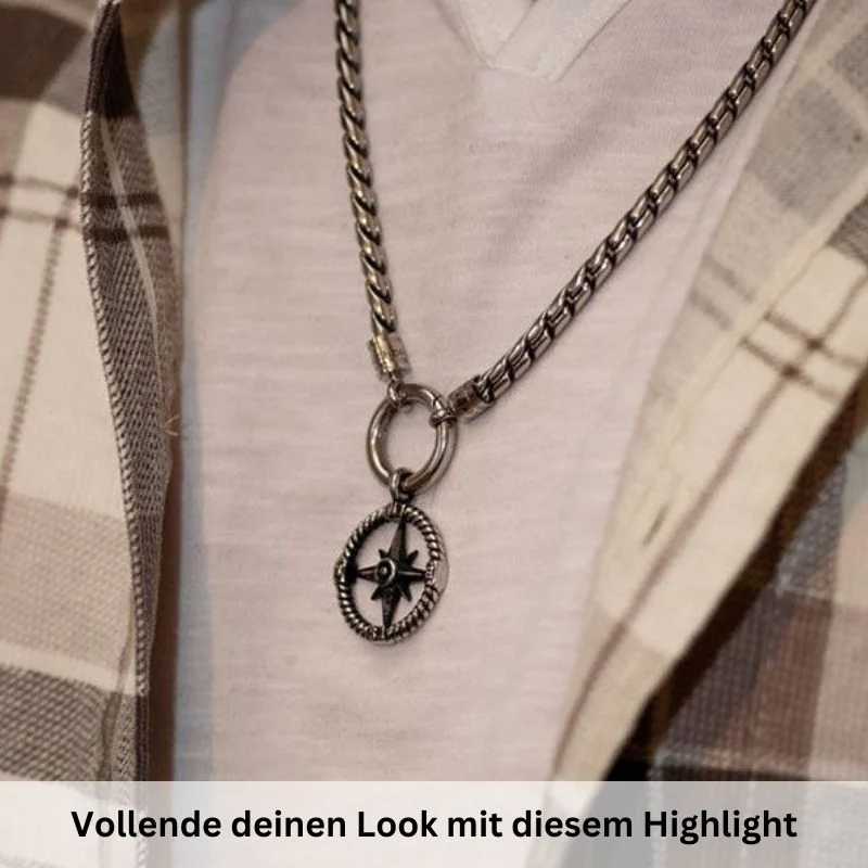 Kettenanhänger Windrose aus Edelstahl (Kapitän rockt) - Image 4