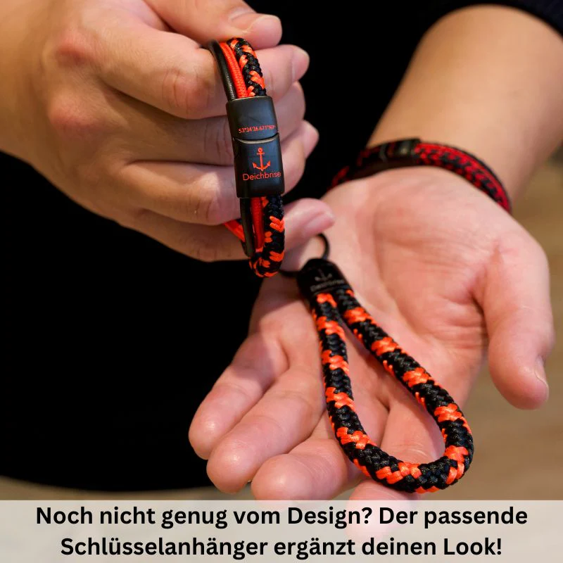 Segeltau & Leder Armband Leuchtfeuer (Multistrang) - Image 4