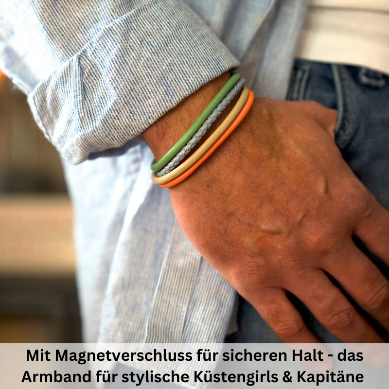 Leder Armband Sundowner (Multistrang) - Image 4