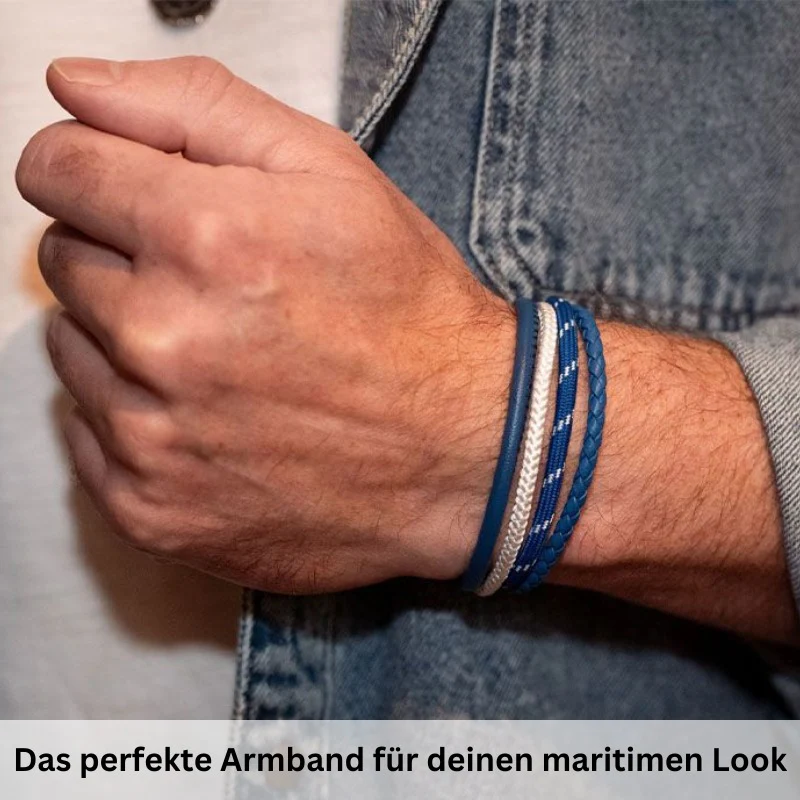 Leder & Segelseil Armband Maritimo (Multistrang) - Image 2