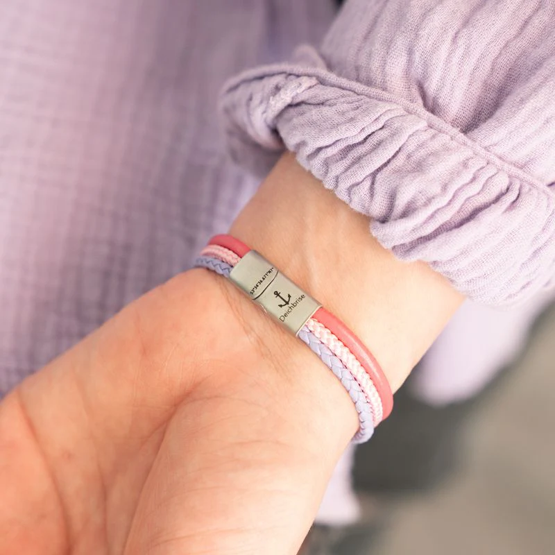 Leder & Segelseil Armband Polarlicht (Multistrang) - Image 3
