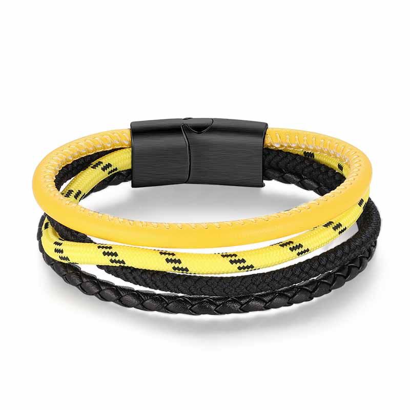 Leder & Segeltau Armband Leuchtsignal (Multistrang) - Image 5
